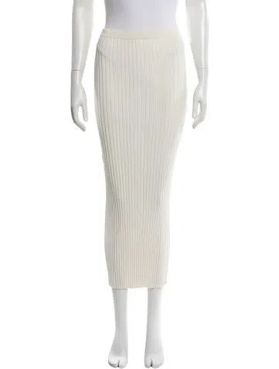Pre-owned Totême Murano Midi Length Skirt In Neutrals