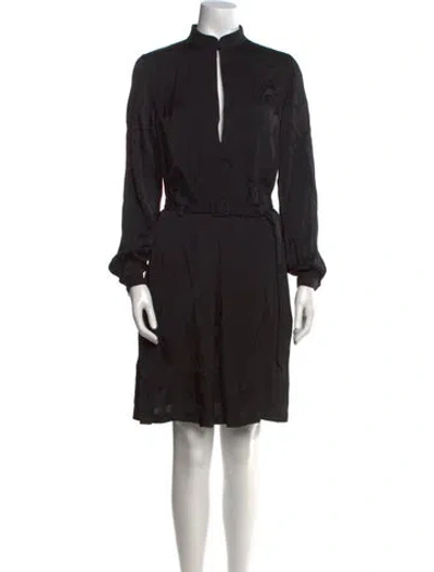 Pre-owned Totême Murau Mini Dress In Black