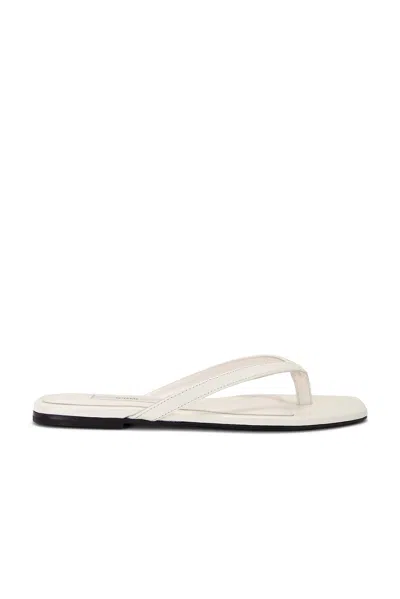 Totême Naplack Flip Flop In White