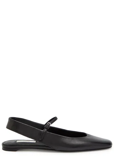 Totême Toteme Nappa Leather Flats In Black