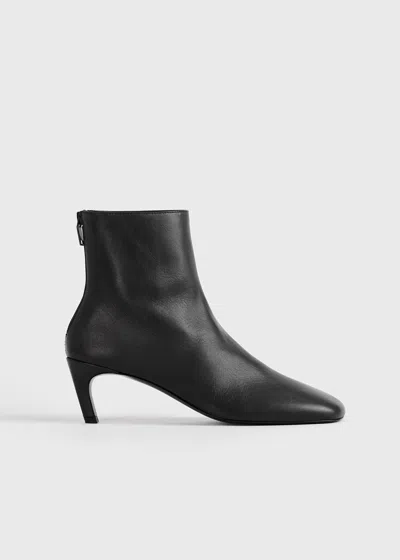 Totême Nappa Mid-heel Boots Black