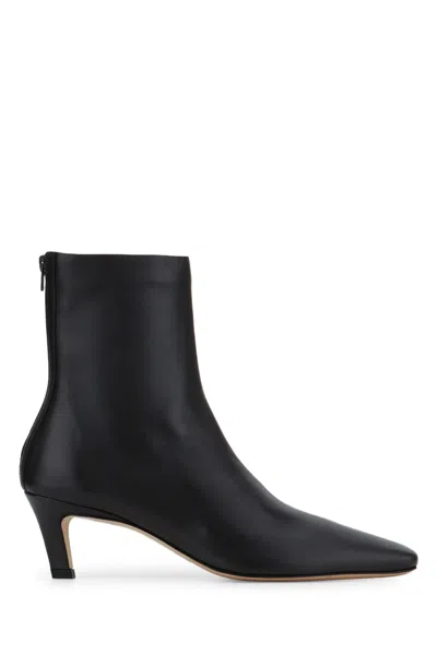 Totême Toteme Nappa Mid-heel Boots In Black