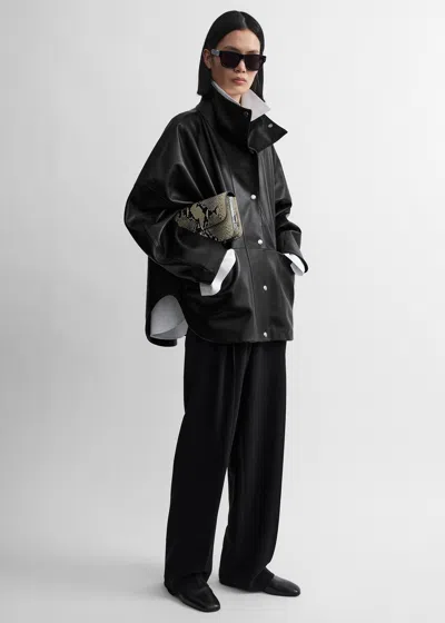 Totême Nappa Parachute Jacket Black