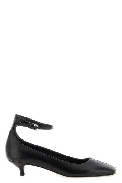 Totême Square-toe Nappa Pumps In Black