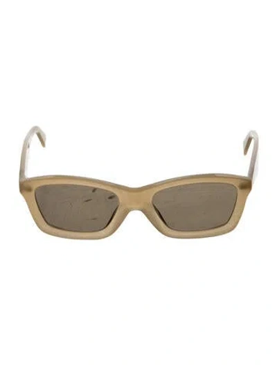 Pre-owned Totême Narrow Tinted Sunglasses In Neutrals