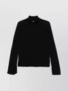 Totême Neckline Sweater With Slit Sleeves