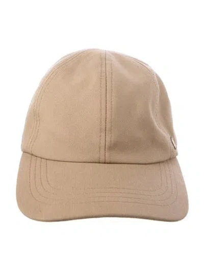 Pre-owned Totême Neutral Cotton Baseball Hat