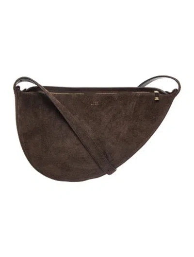 Pre-owned Totême Nubuck Shoulder Bag In Brown