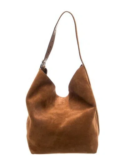 Pre-owned Totême Nubuck Tote In Neutral
