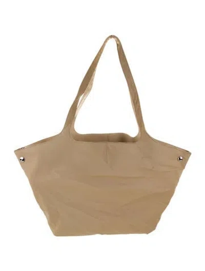 Pre-owned Totême Nylon Tote In Neutral