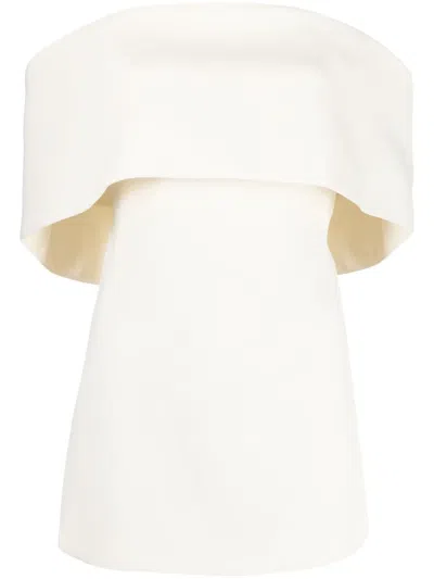TOTÊME OFF-SHOULDER STRAPLESS TOP