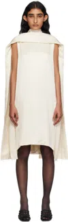Totême Off-white Cocoon Scarf Minidress In White