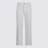 Totême Toteme Kick Flared-leg Denim Jeans In White