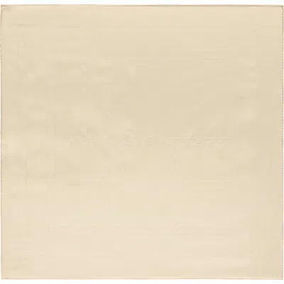 Totême Off-white Embroidered Monogram Silk Scarf
