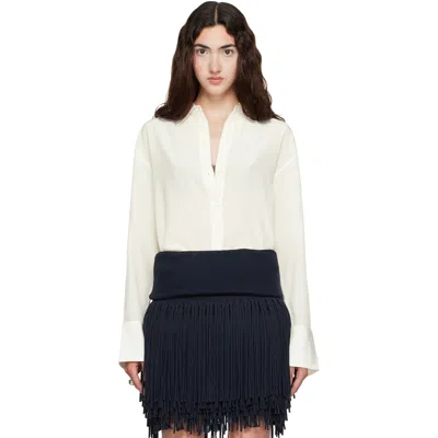 Totême Off-white Silk Crepe Shirt