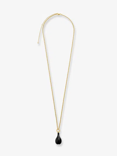 Totême Onix Drop Necklace In Gold