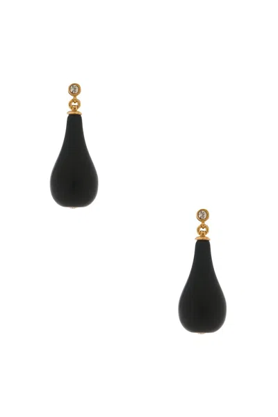 Totême Onyx Drop Earrings In Neutral