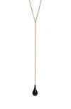 Totême Toteme Onyx Drop Y-necklace