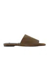 Totême Open-toe Slippers In Brown