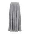 Totême Toteme Semisheer Plissé Maxi Skirt
