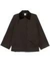 Totême Toteme Country Waxed Organic Cotton Jacket In Brown