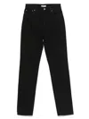 Totême Toteme Organic Cotton Denim Jeans In Black