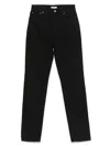 Totême Toteme Organic Cotton Denim Jeans In Black