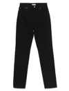 Totême Toteme Twisted Seam Denim Full Length In Black