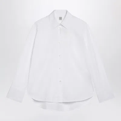 Totême Toteme Organic Cotton Mini Shirt In White