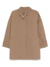 Totême Toteme Organic Cotton Oversized Trench Coat In Brown