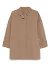 Totême Oversize Organic Cotton Trench Coat In Brown