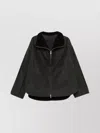 Totême Organic Cotton Oversized Zip Jacket In Black