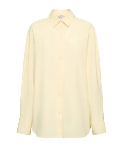 Totême Organic Cotton Raglan Shirt In Neutral