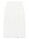 Totême Organic Cotton Skirt In White