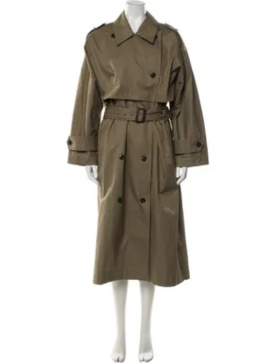 Pre-owned Totême Organic Cotton Trench Trench Coat In Neutral