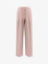 Totême Pleated Trousers Cuffed Hem