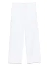 Totême Toteme Trousers With Stitching Detail In White