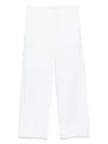 Totême Toteme Trousers With Stitching Detail In White