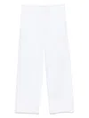 Totême Toteme Trousers With Stitching Detail In White