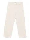 Totême Organic Cotton Trousers In White