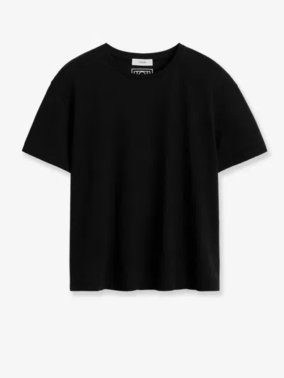 Totême Organic Cotton T-shirt In Black