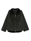 Totême Organic Cotton Oversized Zip Jacket In Black