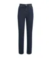 Totême Organic Denim Slim High-rise Jeans In Blue