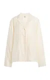 Totême Toteme Organic Silk Pj Shirt In Multi