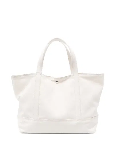 Totême Organic-cotton Beach Tote Bag In White