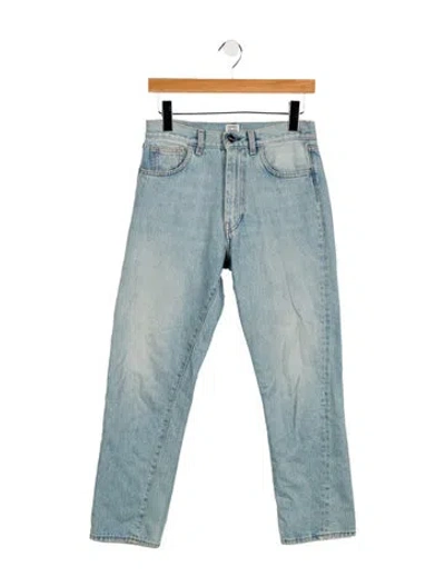 Pre-owned Totême Original Straight Leg Jeans In Blue