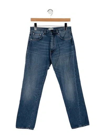 Pre-owned Totême Original Straight Leg Jeans In Blue