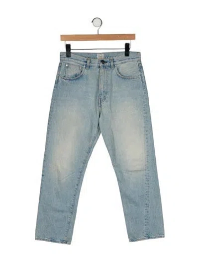 Pre-owned Totême Original Straight Leg Jeans In Blue
