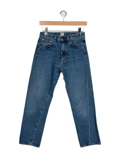 Pre-owned Totême Original Straight Leg Jeans In Blue