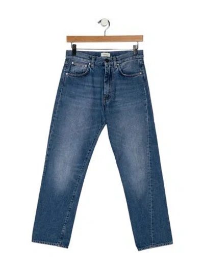 Pre-owned Totême Original Straight Leg Jeans In Blue